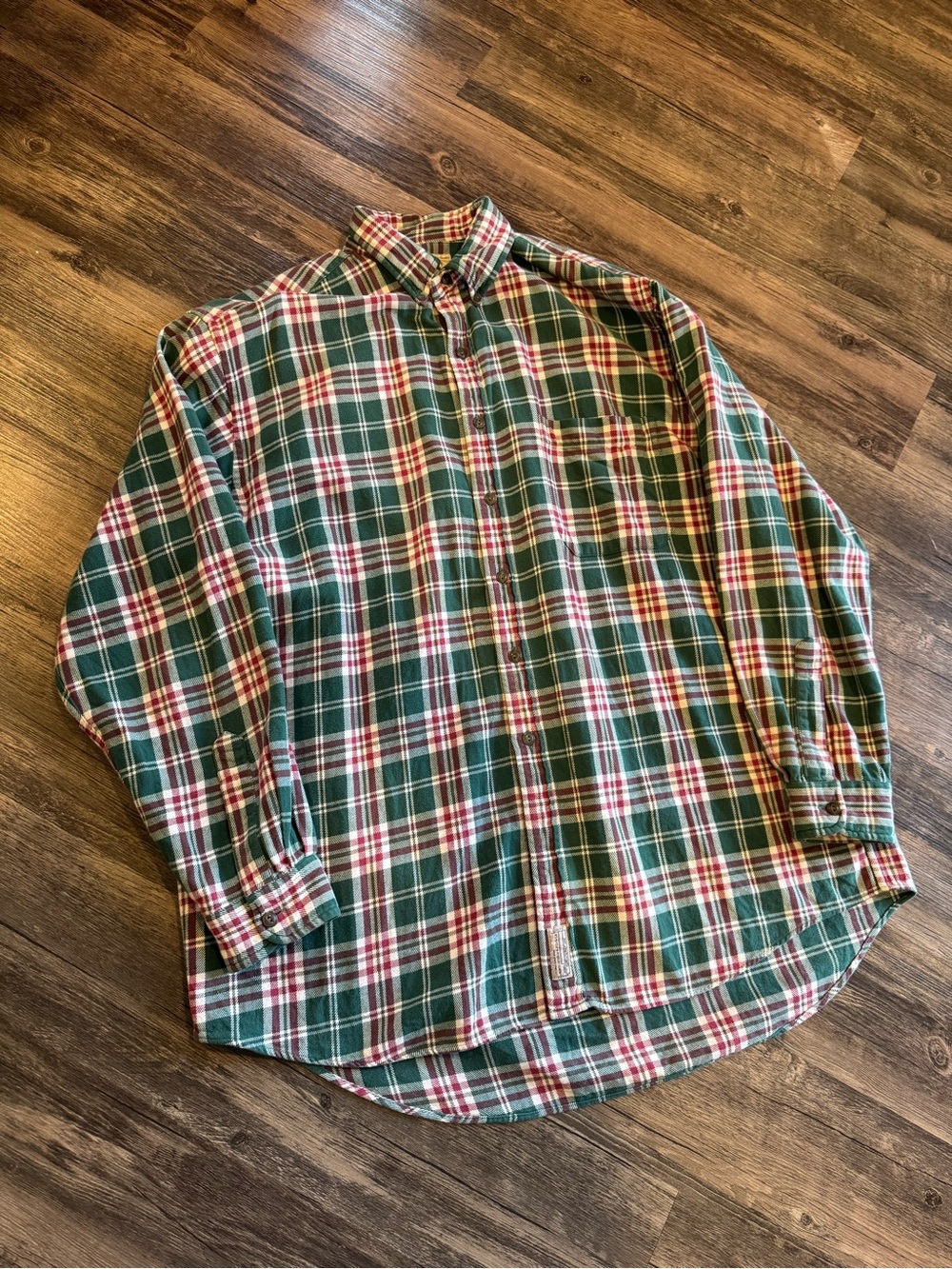 Vintage 90s Abercrombie & Fitch “The Big Shirt” Plaid Flannel Button Shirt XL